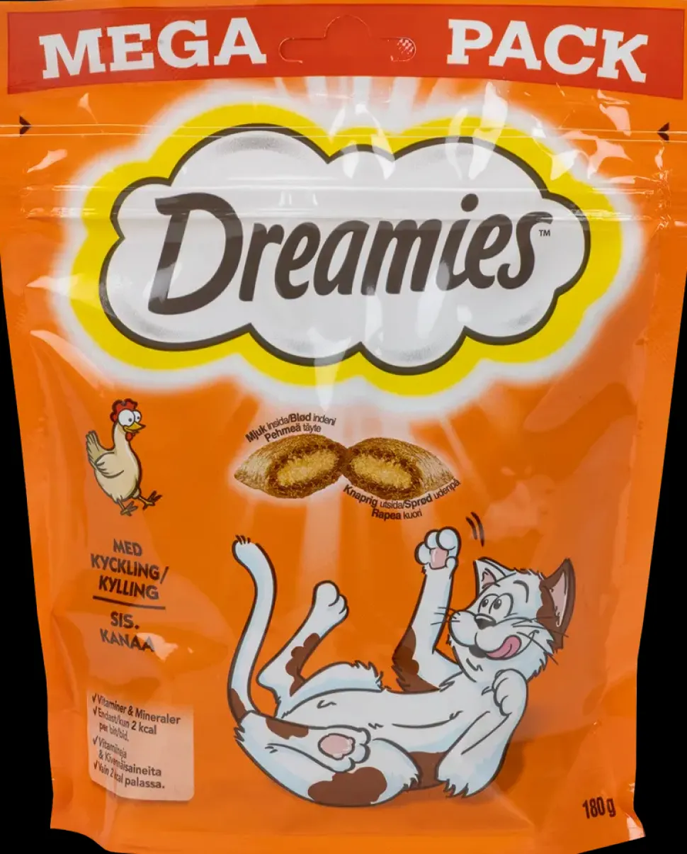 Dreamies Kattesnack kylling 180 g
