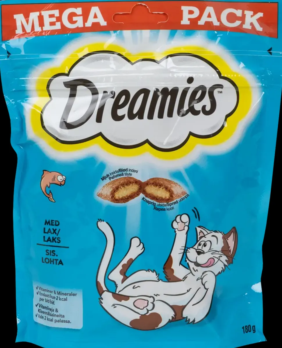 Dreamies Kattesnack laks 180 g