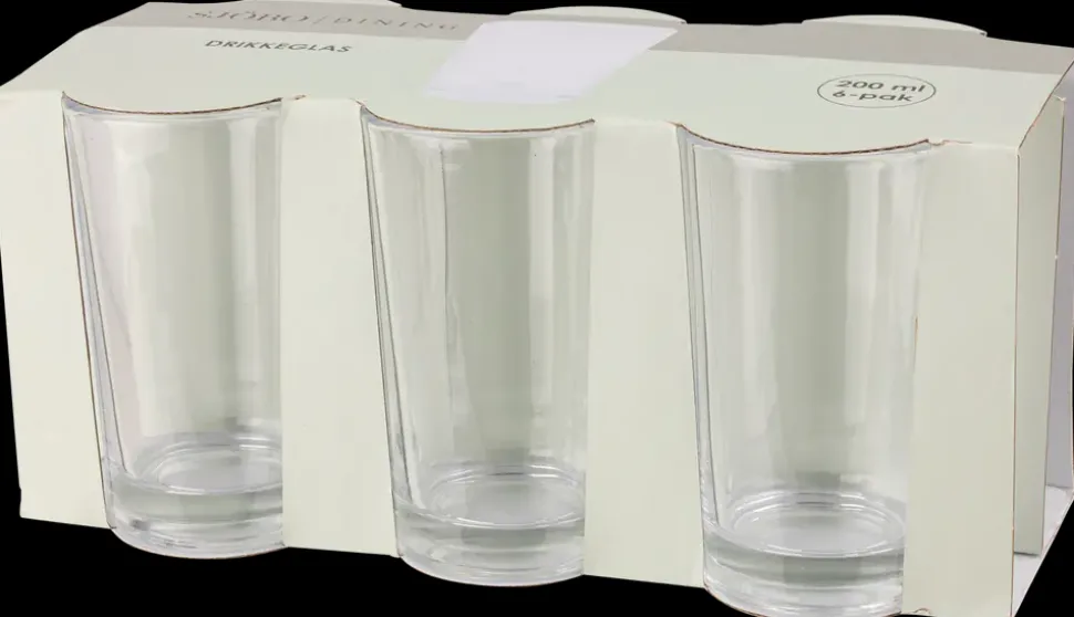 Drikkeglas 200 ml 6-pak