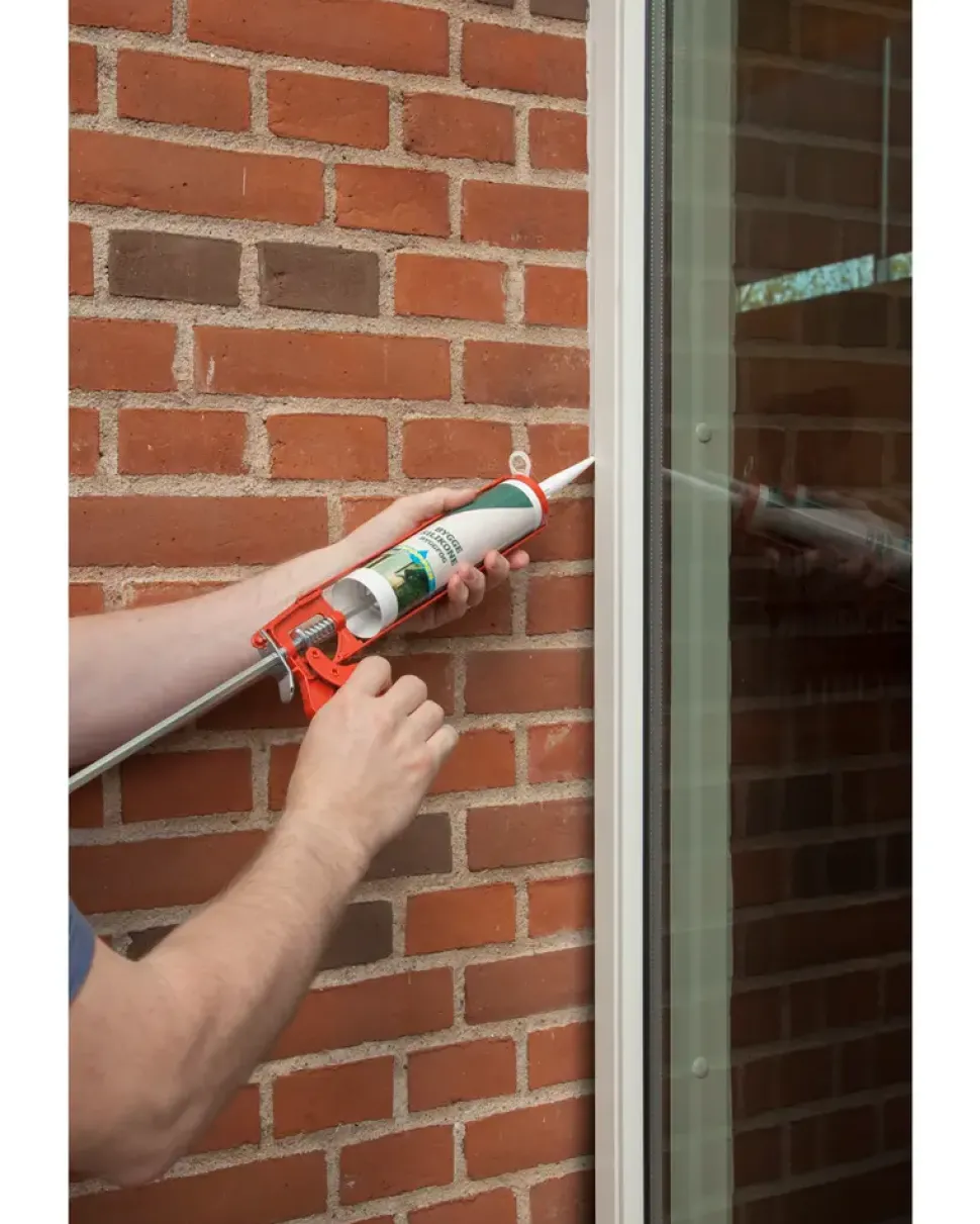 Droppen Byggesilikone 300 ml - hvid