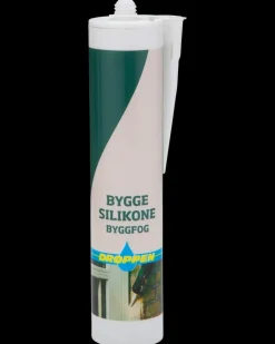 Droppen Byggesilikone 300 ml - grå