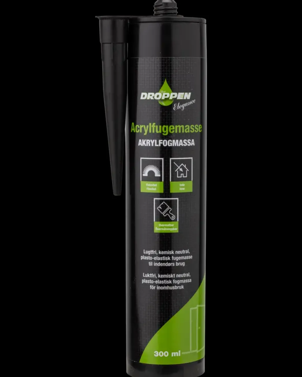 Droppen Elegance Acrylfuge 300 ml - grå