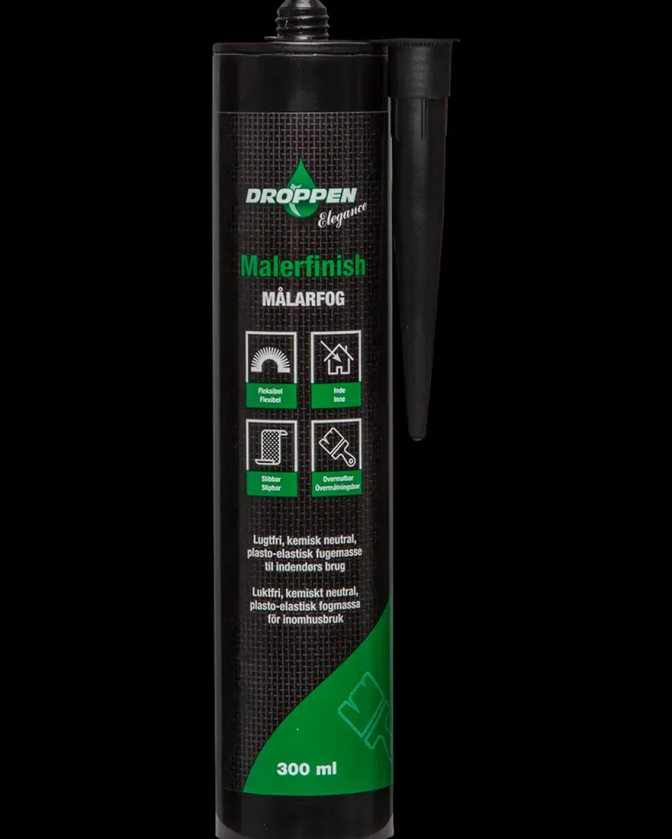 Droppen Elegance Malerfinish 300 ml - hvid