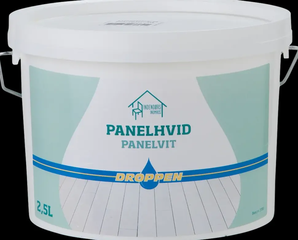 Droppen Interiørlak transparent 2,5 L - Panelhvid