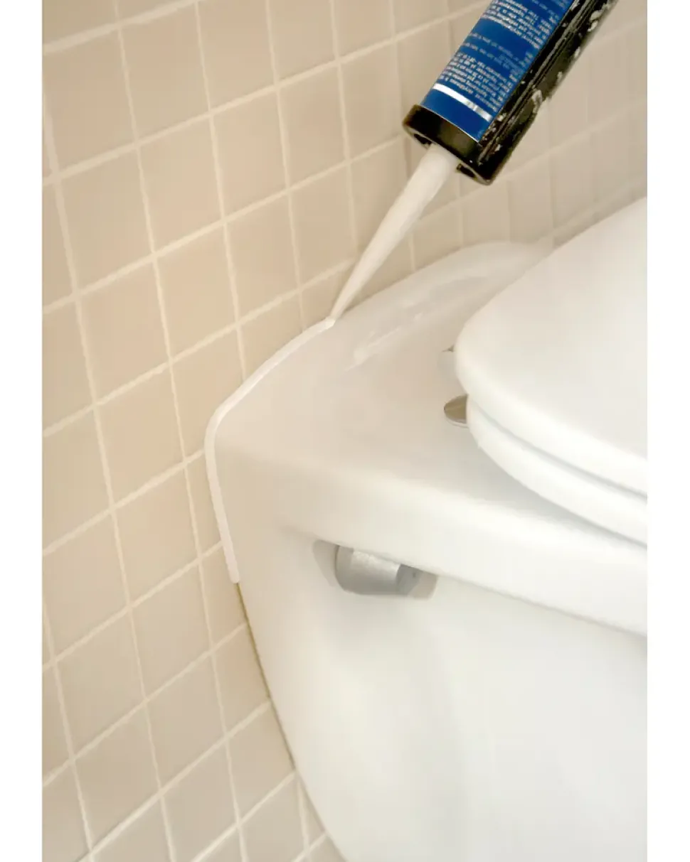 Droppen Sanitetssilikone 300 ml - hvid