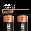 DURACELL Simply Batteri D 2-pak