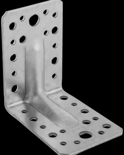 DXstrong Vinkelbeslag med rib 90 x 90 x 65 mm