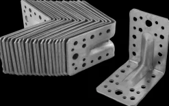 DXstrong Vinkelbeslag med rib 90 x 90 x 65 mm - 20 stk.