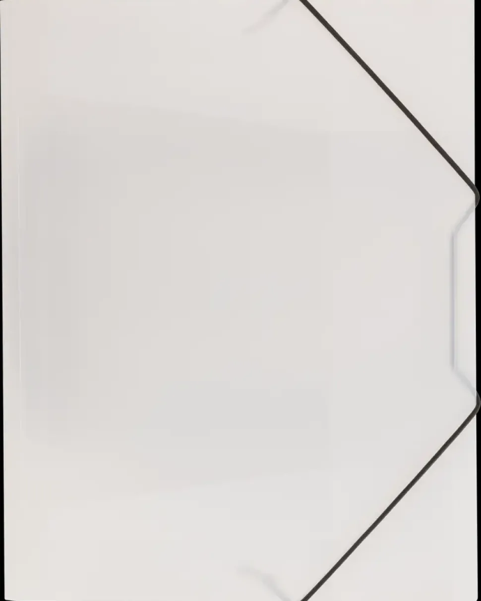 Elastikmappe plast A4 - transperant