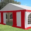 Endevæg til PVC Partytelt med lille dør