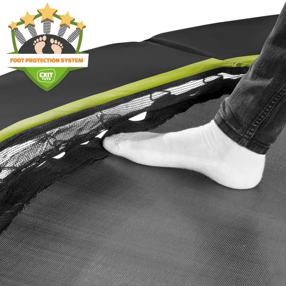 EXIT Silhouette Trampolin til nedgravning 214x305 CM