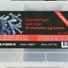EXPANDET Rawplugs og skruer 310 dele