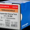 EXPANDET Rustfri A4 skrue 4,3 x 56 mm 200 stk.