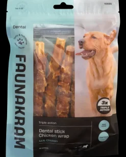 Faunakram Hundesnack Dental stick med kylling 220 g