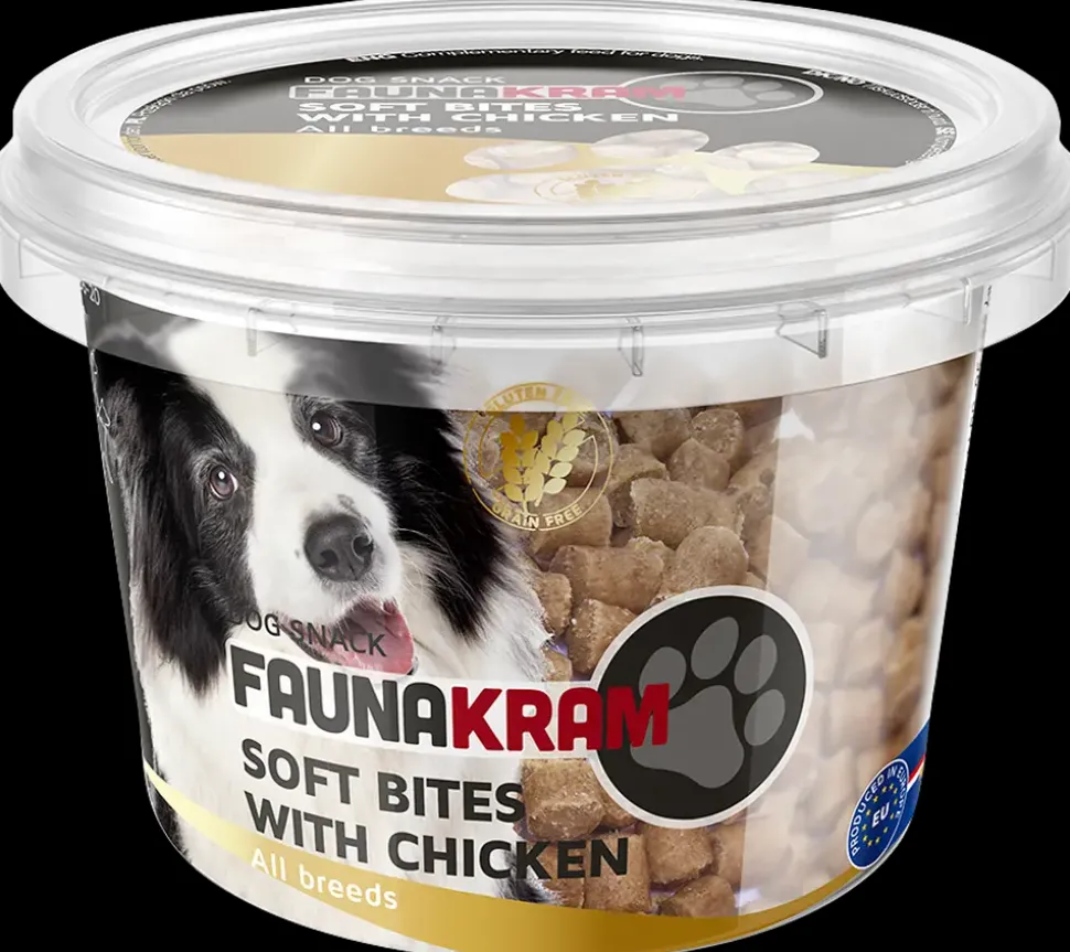 Faunakram Hundesnacks Kylling soft 200 g