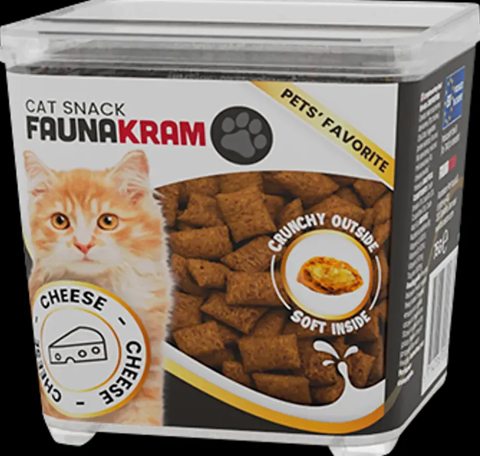 Faunakram Kattesnacks Cheese bites 75 g