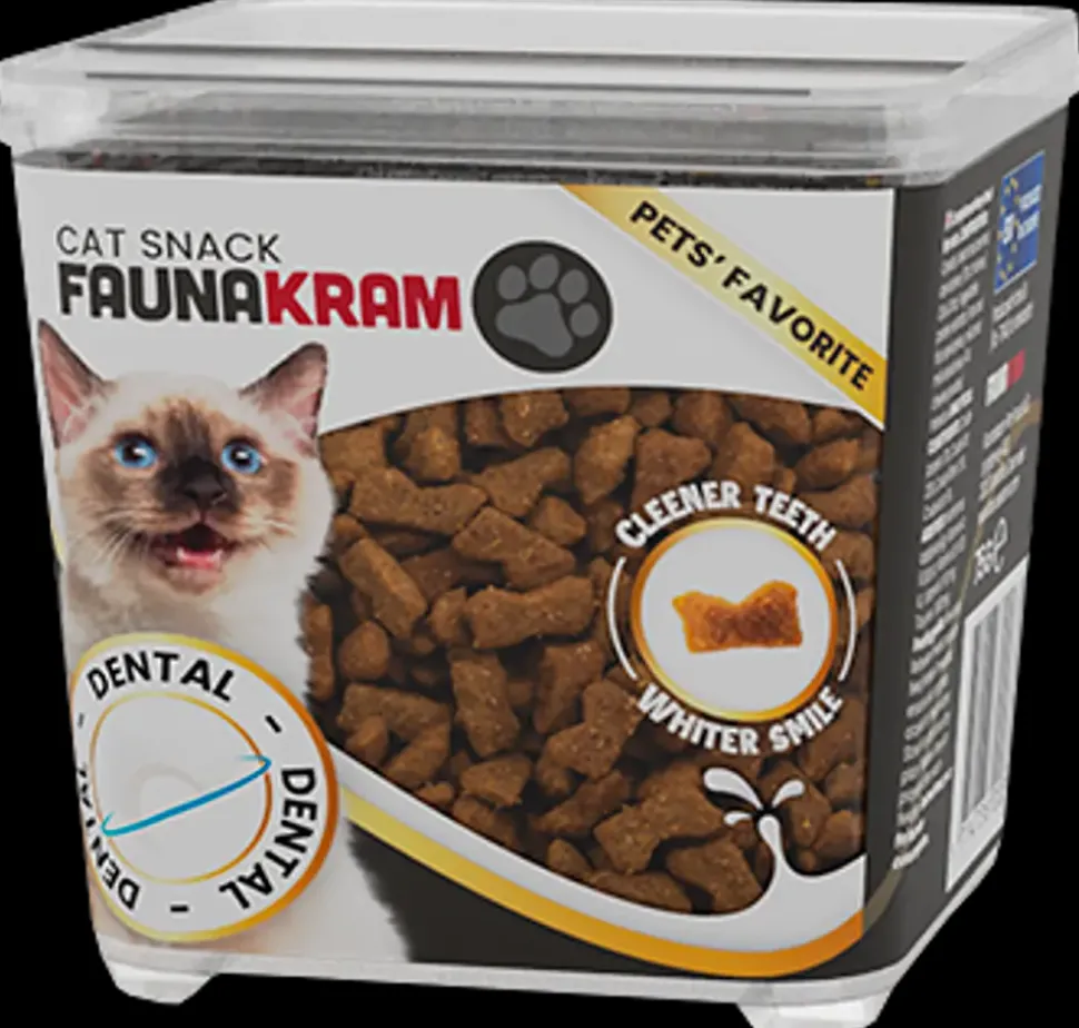 Faunakram Kattesnacks Dentals 75 g