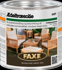 FAXE Ædeltræsolie 0,75 liter - Sort