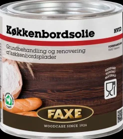 FAXE Køkkenbordsolie - Hvid