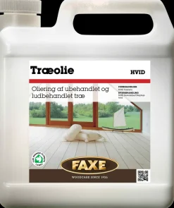 FAXE Træolie - Hvid 1 liter