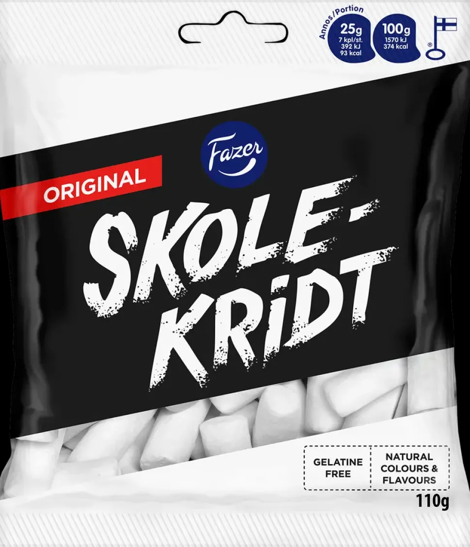 Fazer Skolekridt 110 g
