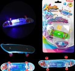 Fingerskateboard med lys