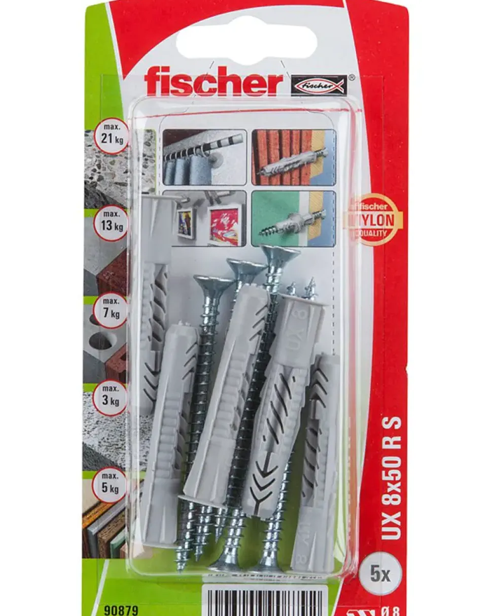 Fischer Dyvel uni UX 8 x 50 mm RSK 5-pak