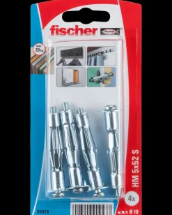 Fischer Hulrumsdyvel i metal 5 x 52 mm 4-pak