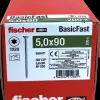 fischer Spånskrue 5 x 90 mm TX20 200 stk.