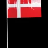 Flag i plast H. 49,6 cm 10-pak