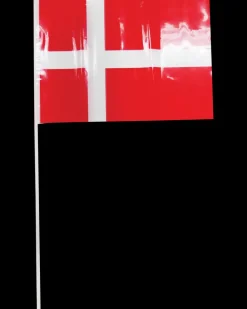Flag i plast H. 49,6 cm 10-pak