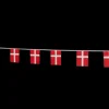 Flagguirlande 4 meter - Firkantflag