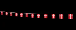 Flagguirlande 4 meter - Firkantflag