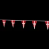Flagguirlande 4 meter - Trekantflag