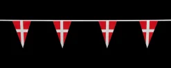 Flagguirlande 4 meter - Trekantflag