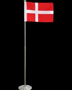 Flagstang justérbar 108-192 cm - Forkromet stål