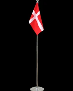 Flagstang justérbar 108-192 cm - Forkromet stål