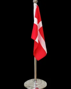 Flagstang justérbar 108-192 cm - Forkromet stål