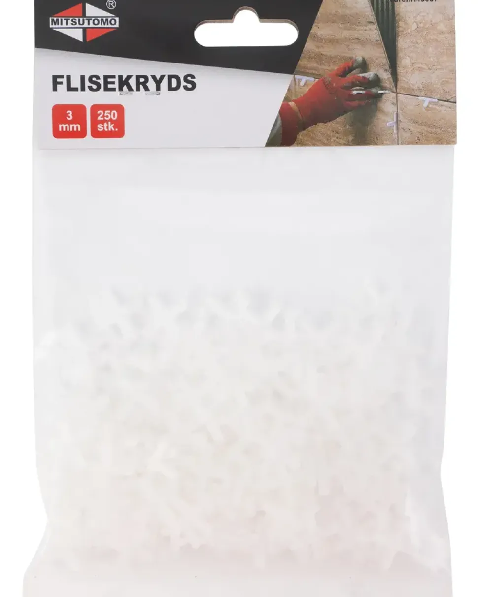Flisekryds 3 mm 250 stk.