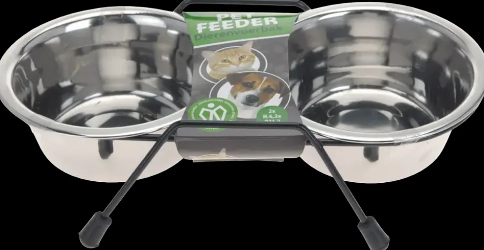 Foderbar med 2 skåle