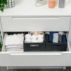 Foldekasse 33 x 23,5 x 15,5 cm grå