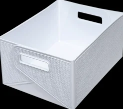 Foldekasse 33 x 23,5 x 15,5 cm hvid