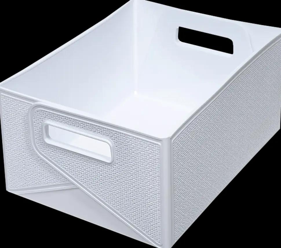Foldekasse 33 x 23,5 x 15,5 cm hvid