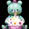 Folieballon 54 cm - Bamse med muffin