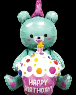 Folieballon 54 cm - Bamse med muffin