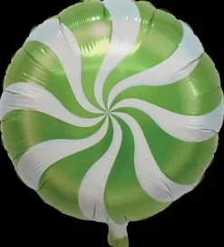 Folieballon 33 cm - Grøn bolsje