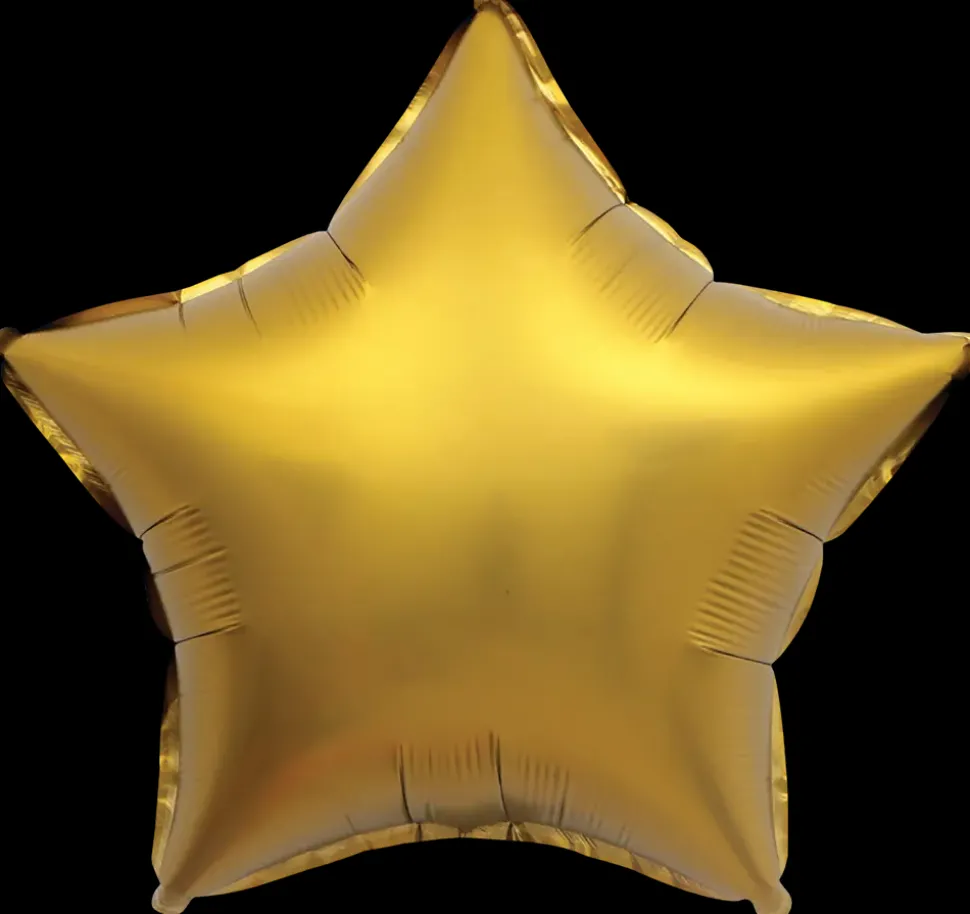 Folieballon 40 cm - Guld stjerne