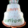 Folieballon 33 cm - Happy birthday kage