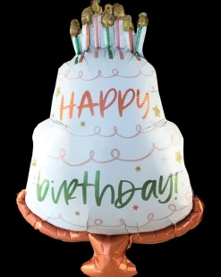 Folieballon 33 cm - Happy birthday kage