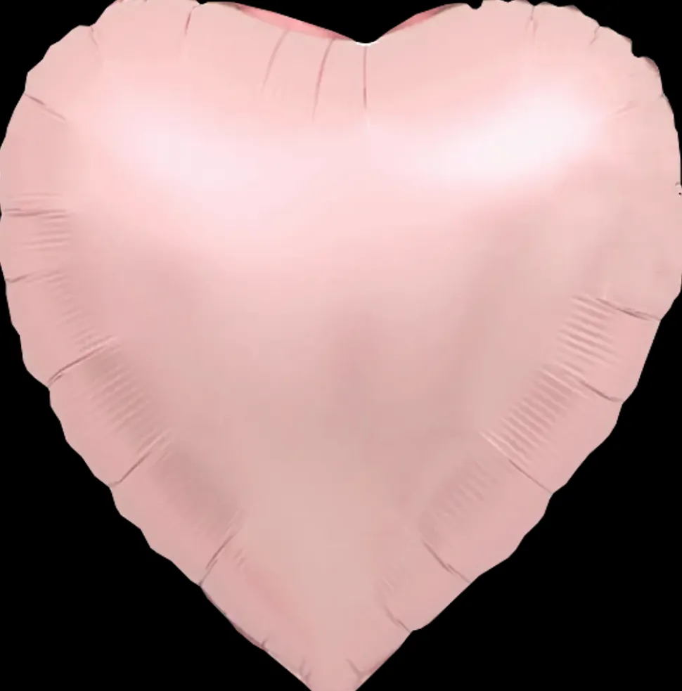 Folieballon 34 cm - Pink hjerte